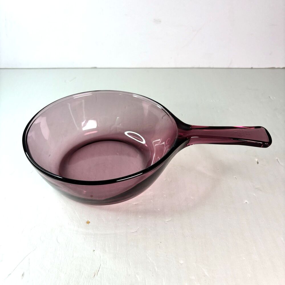 Vision Cookware Cranberry 1 Liter Small Saucepan Pan Vintage USA No Spout No Lid